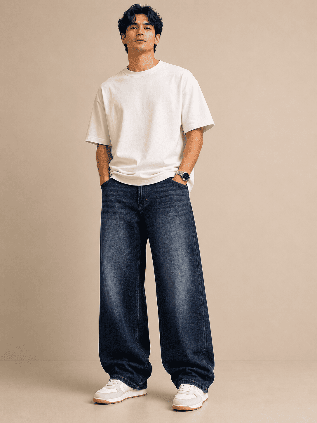 Midnight Fade Relaxed Fit Jeans