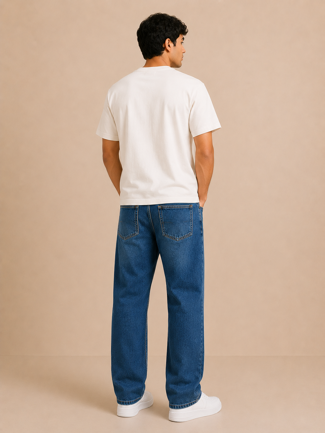 Ridge Mid-Indigo Relaxed Straight Jeans