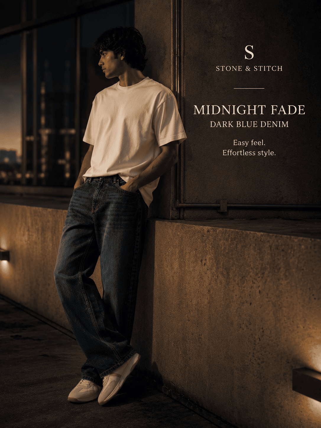 Midnight Fade Relaxed Fit Jeans
