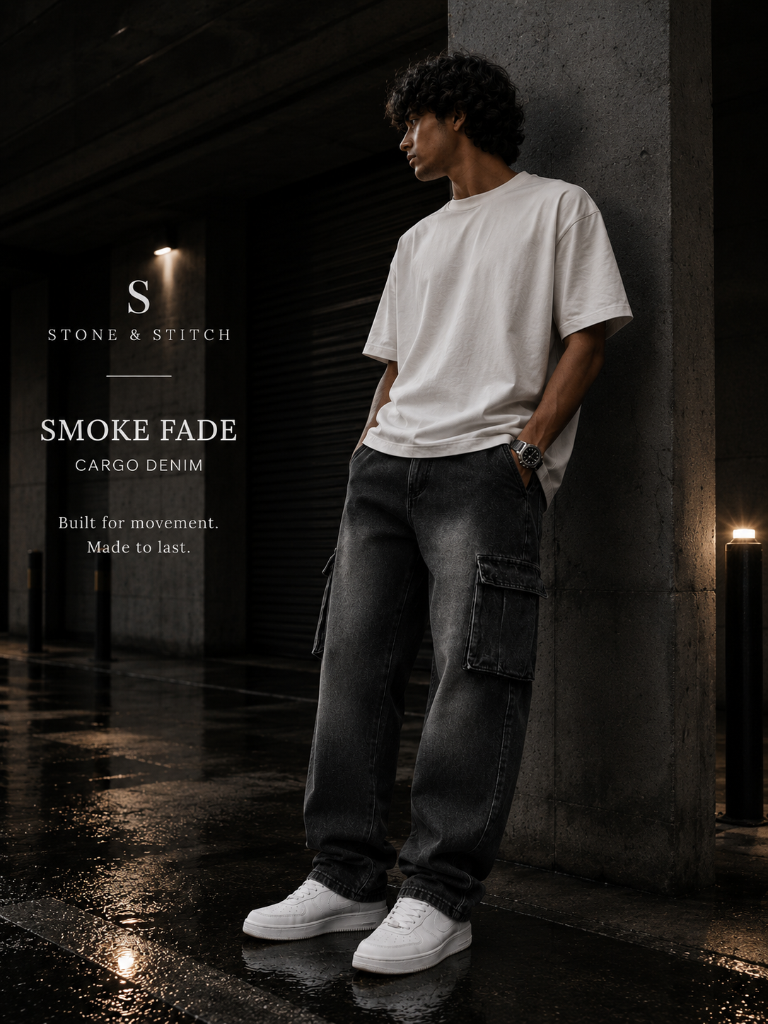 Ashen Grey Relaxed Fit Jeans