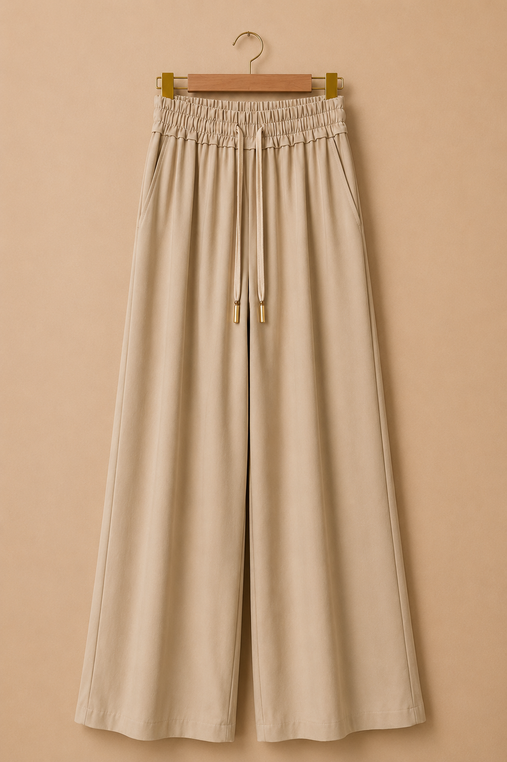 Solea Sand Wide-Leg Trousers