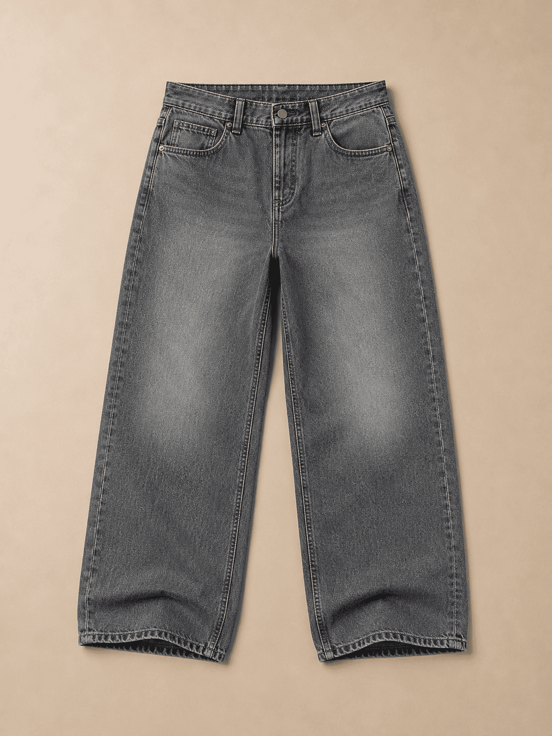Ashen Grey Relaxed Fit Jeans