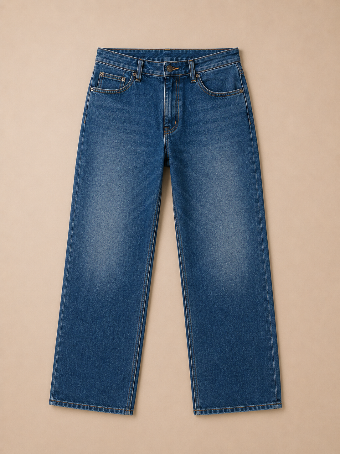 Ridge Mid-Indigo Relaxed Straight Jeans