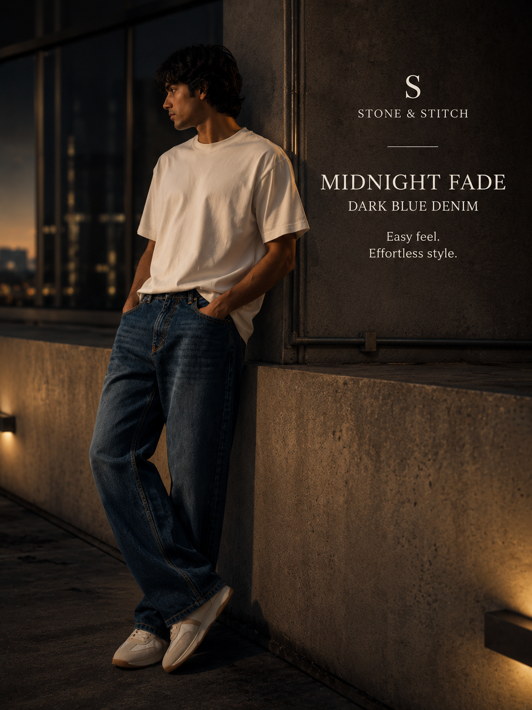 Midnight Fade Relaxed Fit Jeans