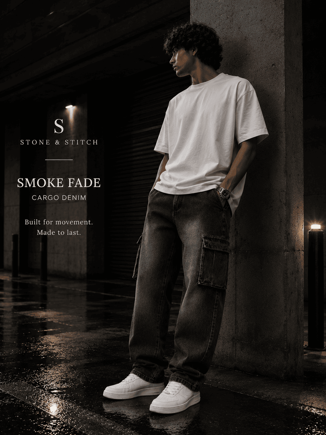 Ashen Grey Relaxed Fit Jeans